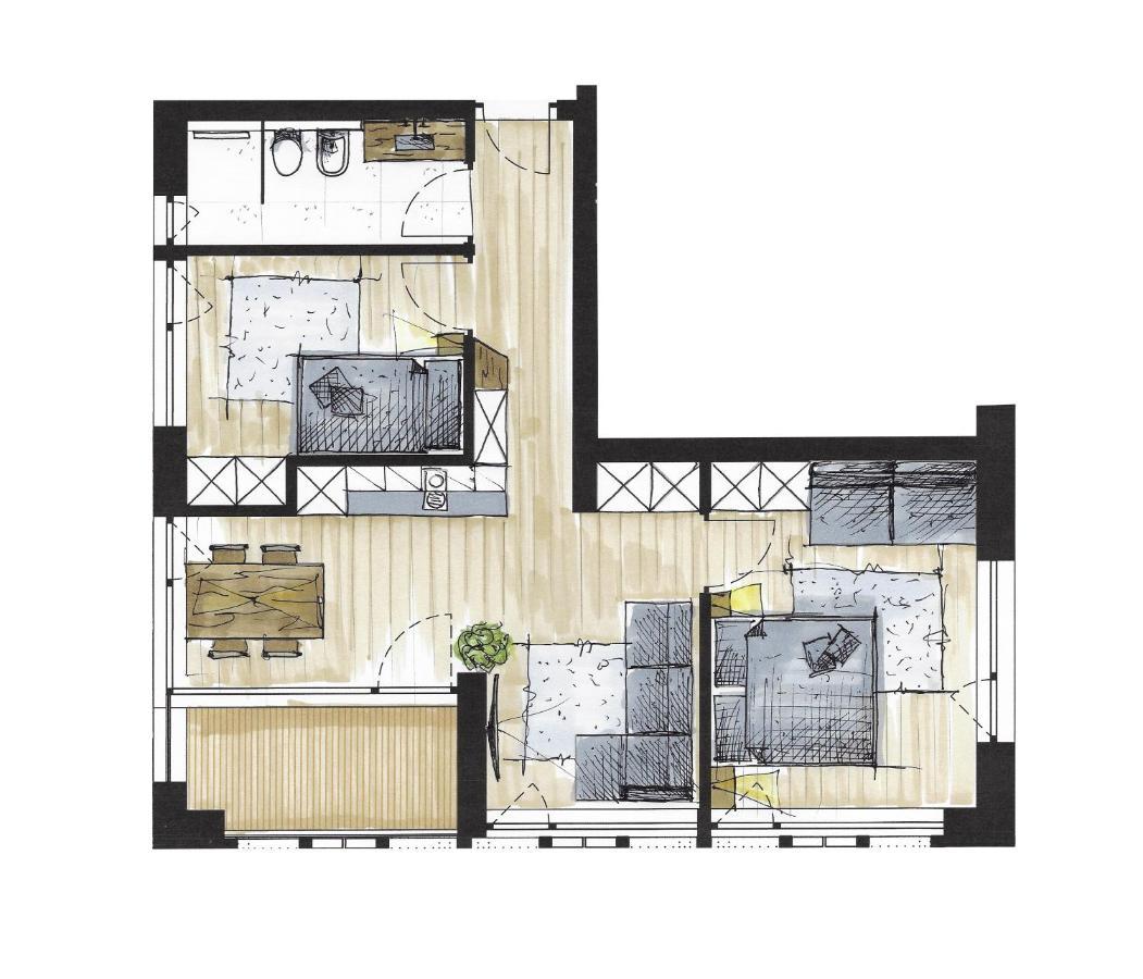 Apartmán Plattnerhof Viums Natz-Schabs Exteriér fotografie