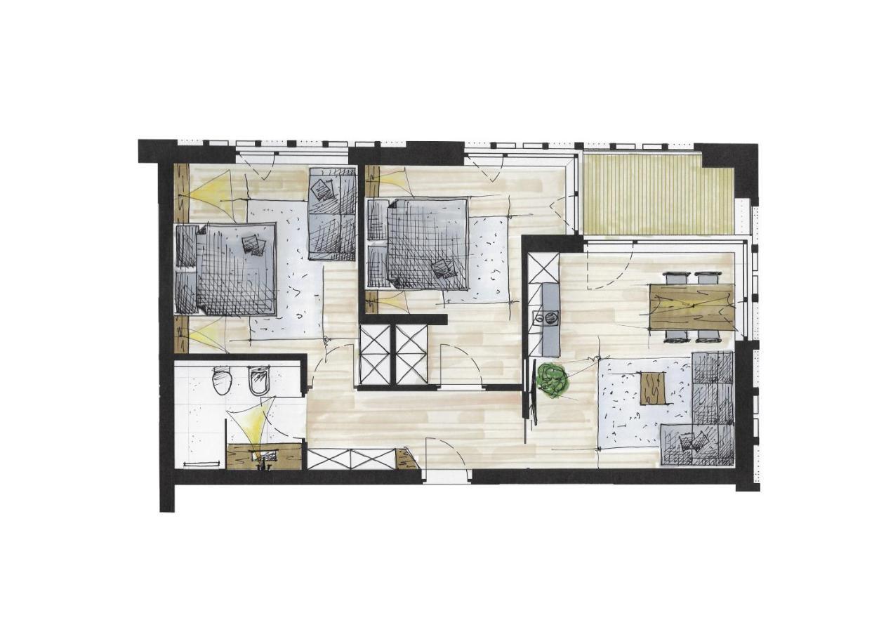 Apartmán Plattnerhof Viums Natz-Schabs Exteriér fotografie